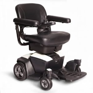 The Go Chair compact and portable power chair designed for tight spaces, offering enhanced manoeuvrability
